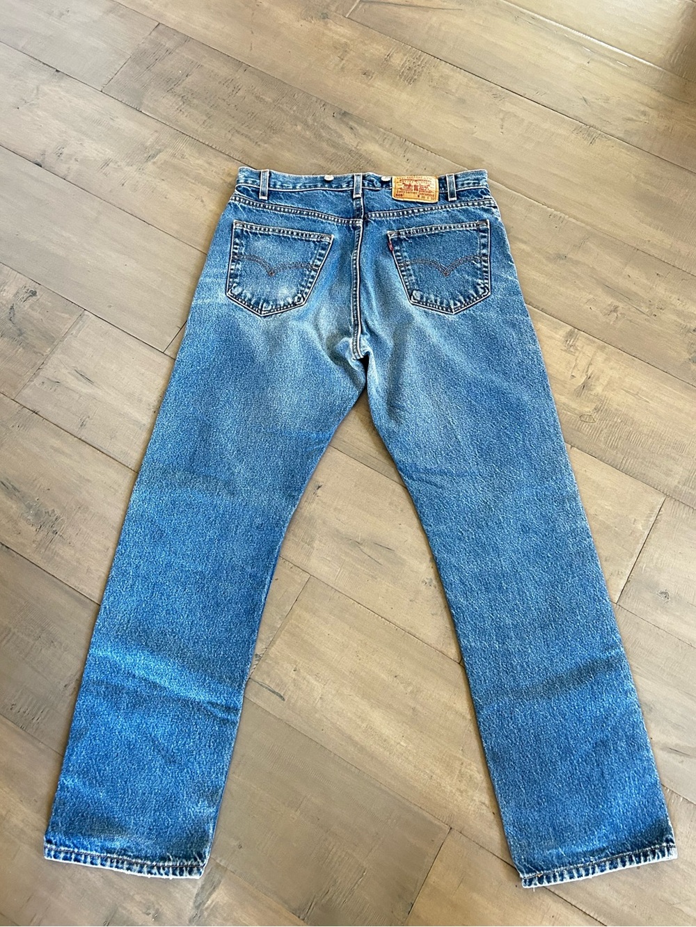 Vintage Levi’s 505 Made in USA Straight Leg Jeans | 34x31.5 Approx